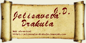 Jelisaveta Drakula vizit kartica